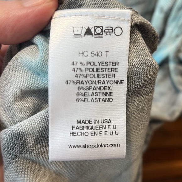 Dolan -Anthropologie Lightweight Long Sleeve Tie Dye MIDI Dress, Size Medium - Picture 8 of 8